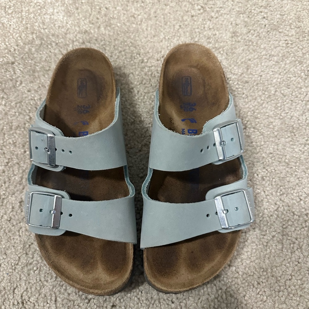 Birkenstock Sky Blue Double Strap Sandals